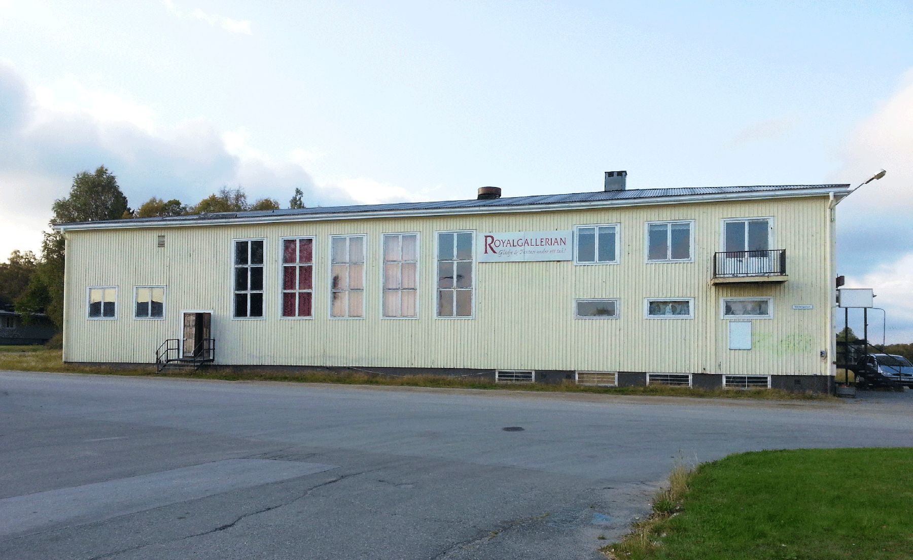 Royalhusets fasad, dagtid